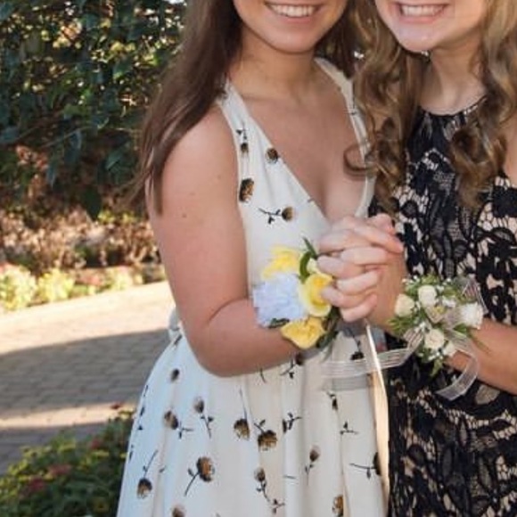 Free People Floral Open-back Dress - Picture 3 of 3